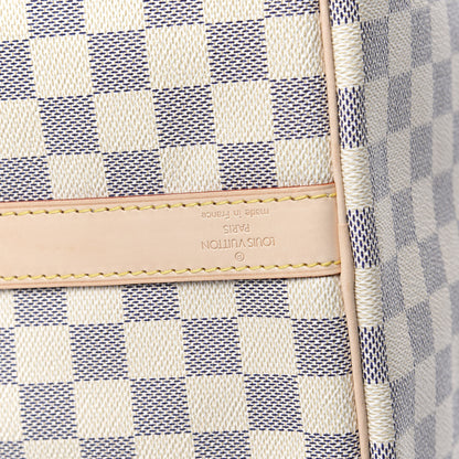 Louis Vuitton Damier Azur Keepall Bandouliere 55 11 of 11