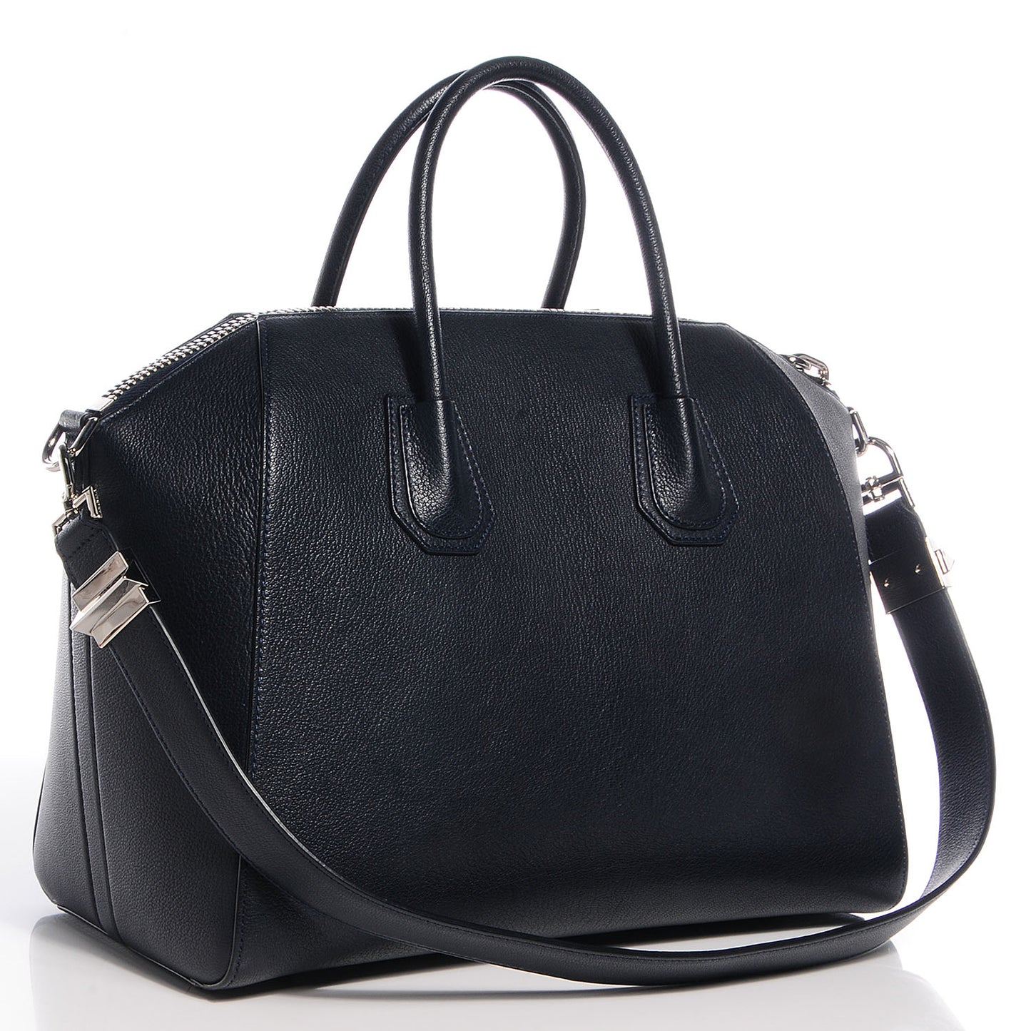 Sugar Goatskin Medium Antigona Navy