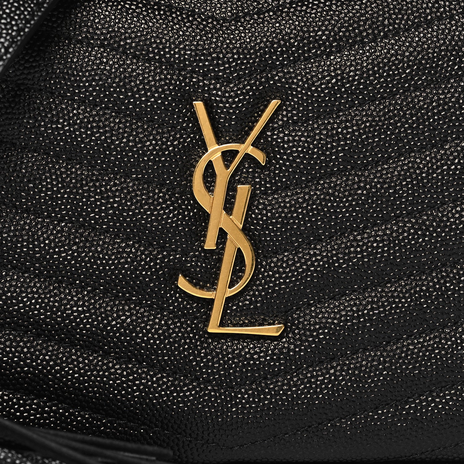 Saint Laurent Grain De Poudre Matelasse Monogram Mini Lou Camera Bag Black 8 of 10