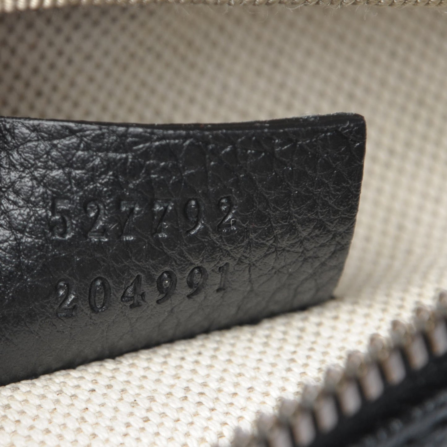 Grained Calfskin Small Logo Belt Bag Black