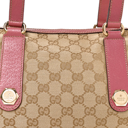Gucci Monogram Small Charmy Boston Pink 7 of 9