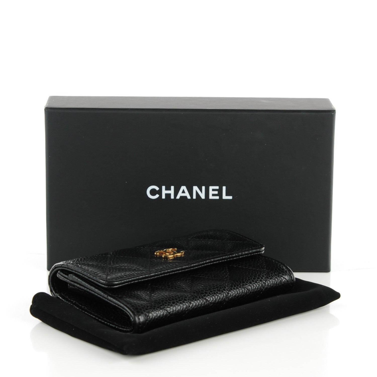 Chanel Caviar Quilted Card Holder Black 4 of 8