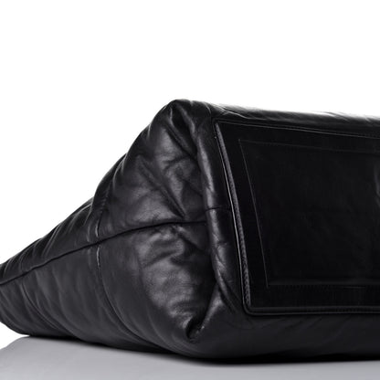Chanel Lambskin Quilted Large Coco Cocoon Reversible Tote Black 7 of 8