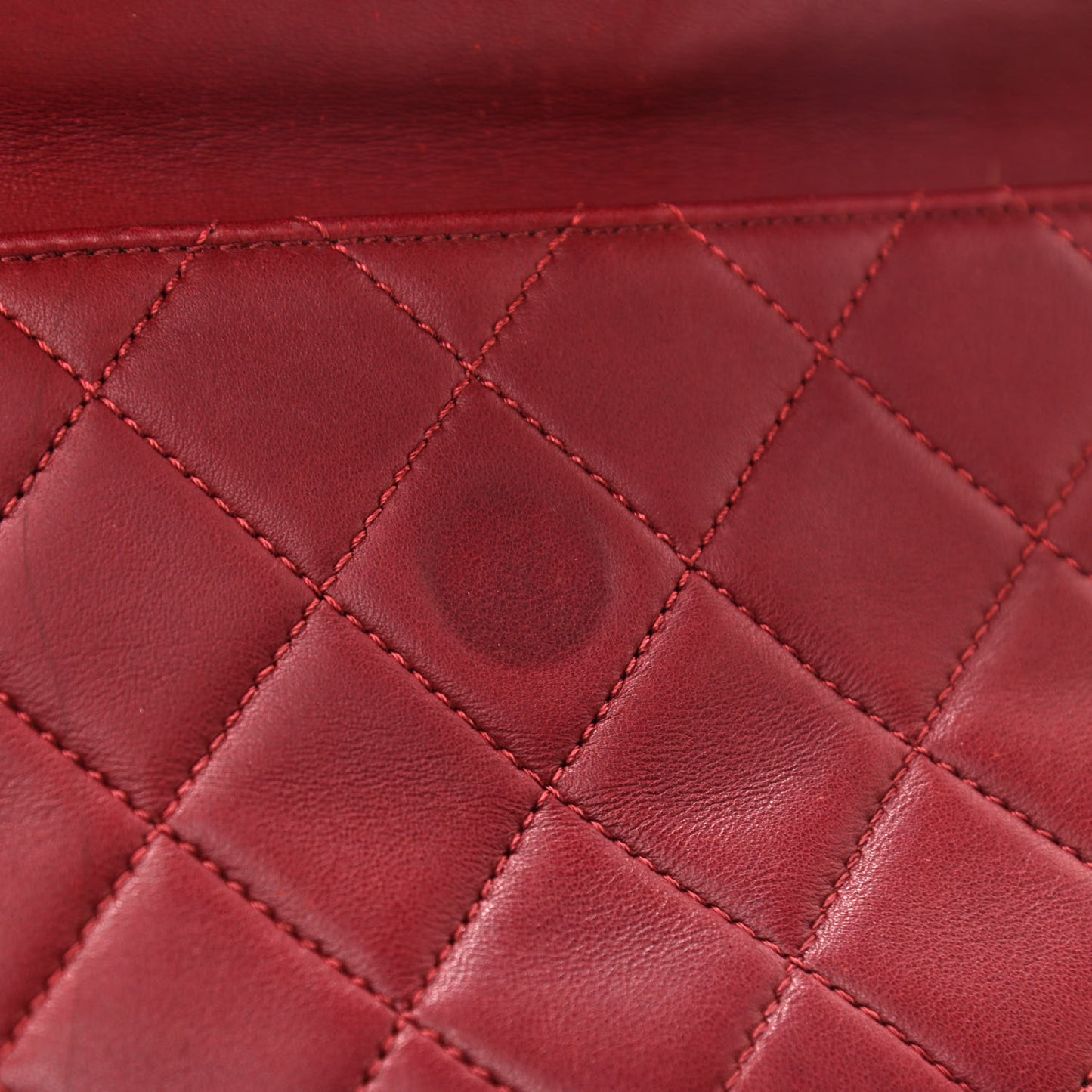 Caviar Lambskin Quilted Coco Break Camera Case Red