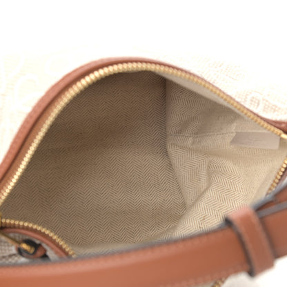 Loewe Jacquard Anagram Calfskin Small Cubi Bag Ecru Tan 5 of 10
