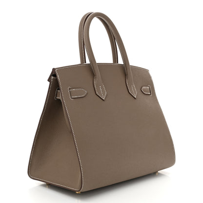 Hermes Epsom Birkin Sellier 30 Etoupe 3 of 11