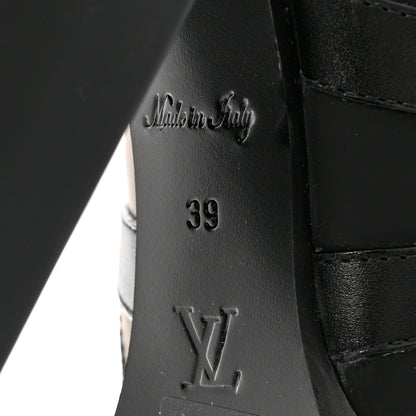 Louis Vuitton Suede Calfskin Monogram Star Trail Ankle Boots 39 Black 6 of 9