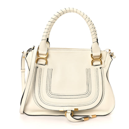 Chloe Calfskin Medium Marcie Satchel White 1 of 9