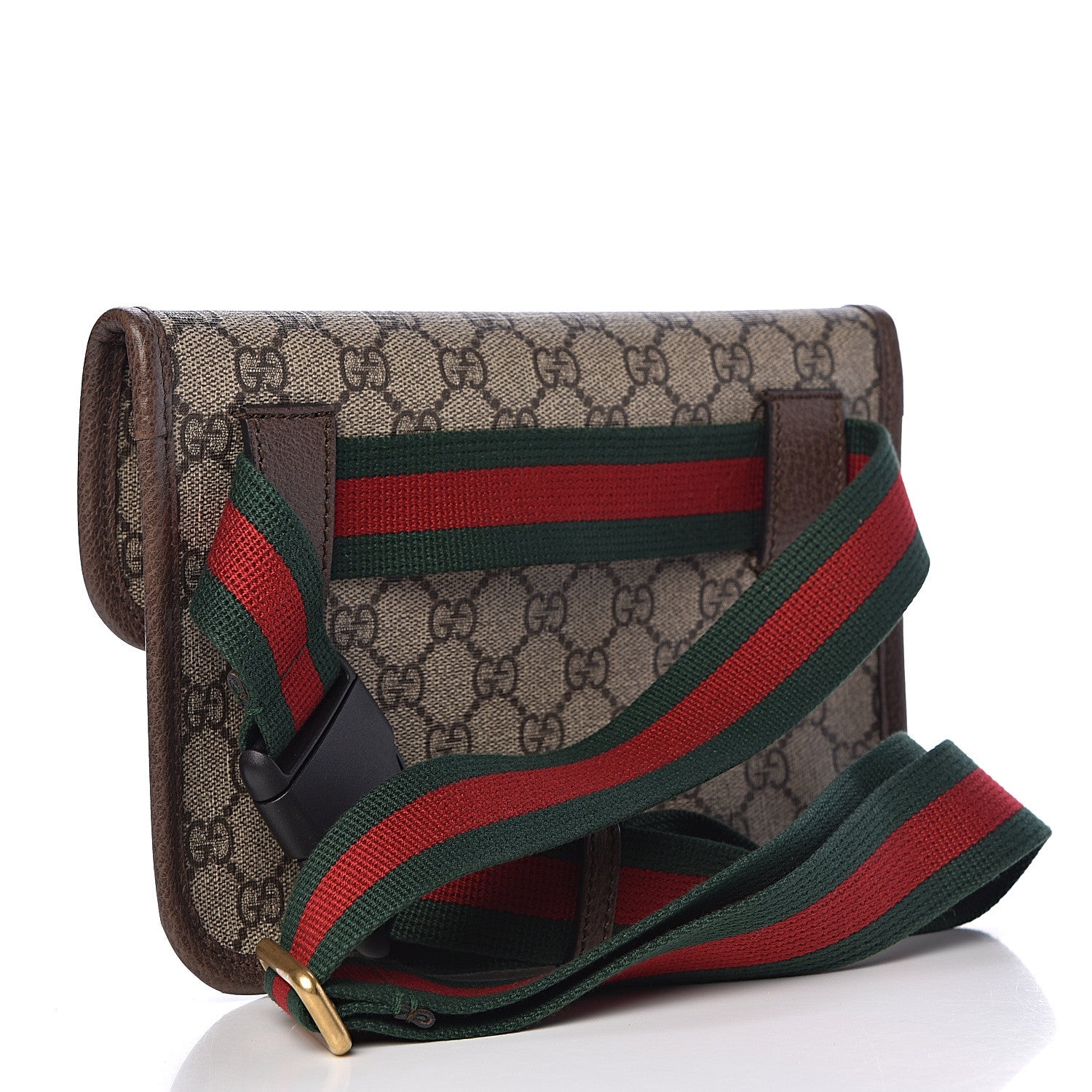 Gucci GG Supreme Monogram Neo Vintage Web Belt Bag Brown 3 of 11