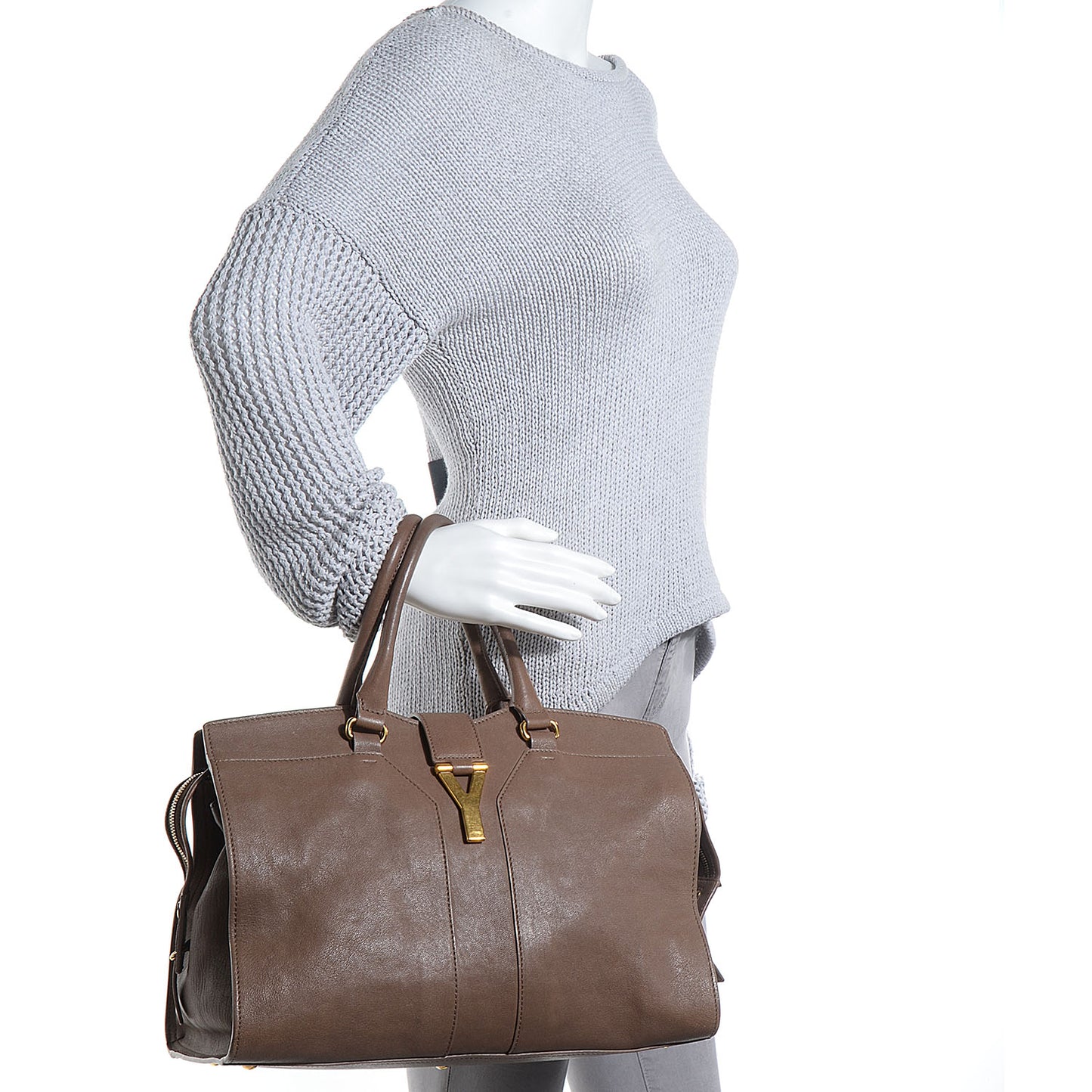 Sheepskin Medium Cabas ChYc Taupe