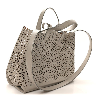 Alaia Lux Calfskin Vienne Wave Mina 25 Bag Perle 4 of 10