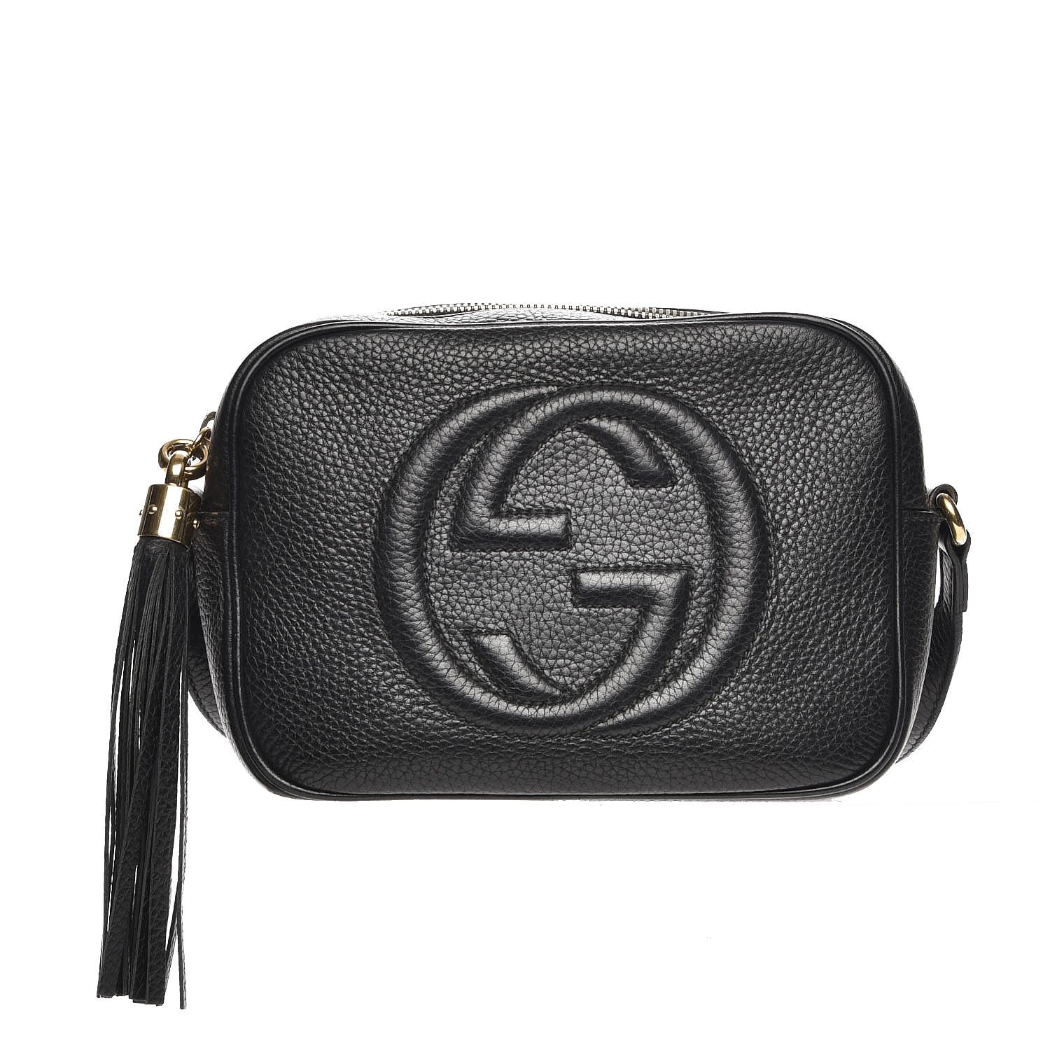 Gucci Pebbled Calfskin Small Soho Disco Bag Black 1 of 7