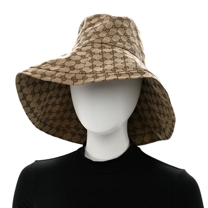 Gucci Monogram Wide Brim Hat S Beige 2 of 9