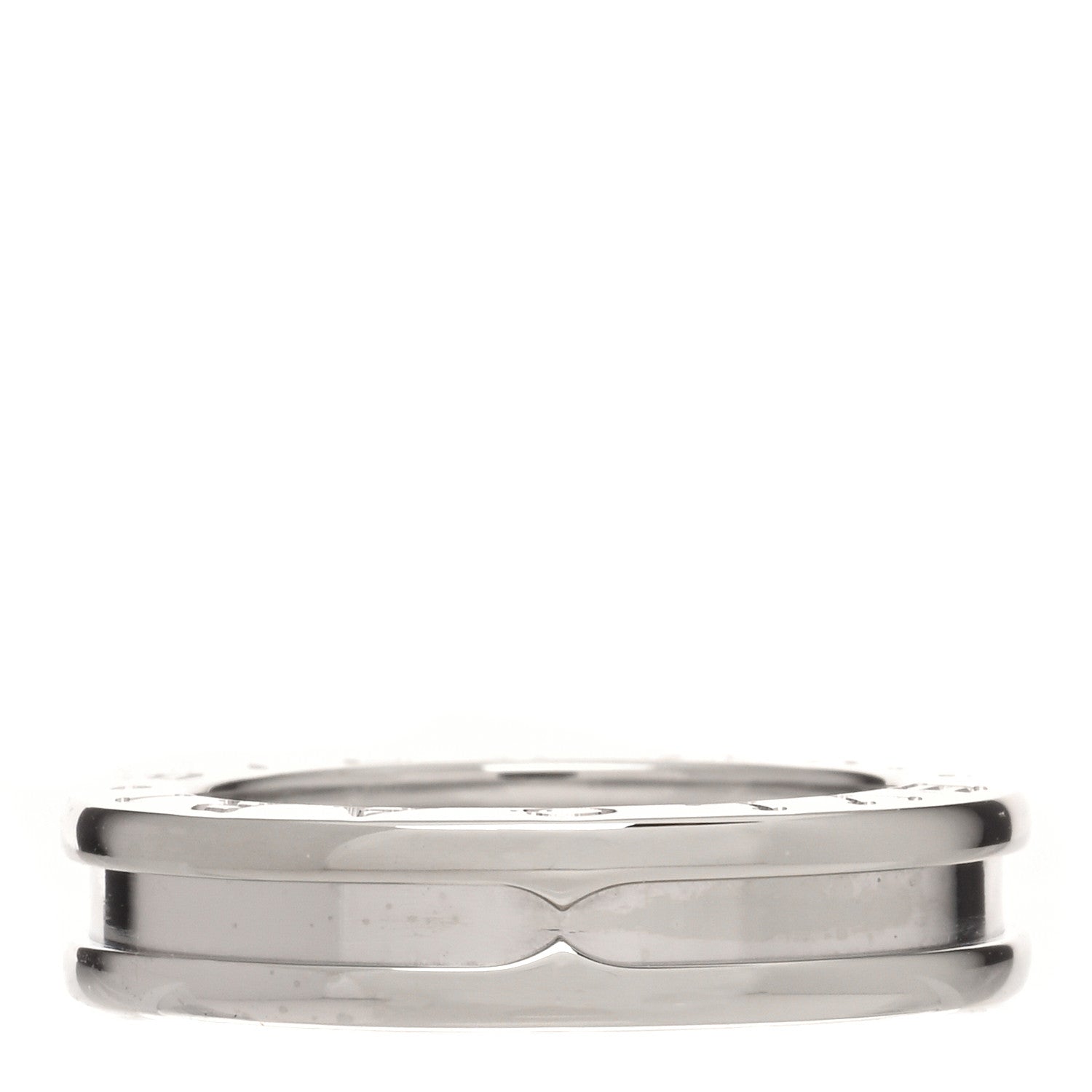 Bulgari 18K White Gold B.Zero1 One-Band Ring 48 4.5 3 of 4