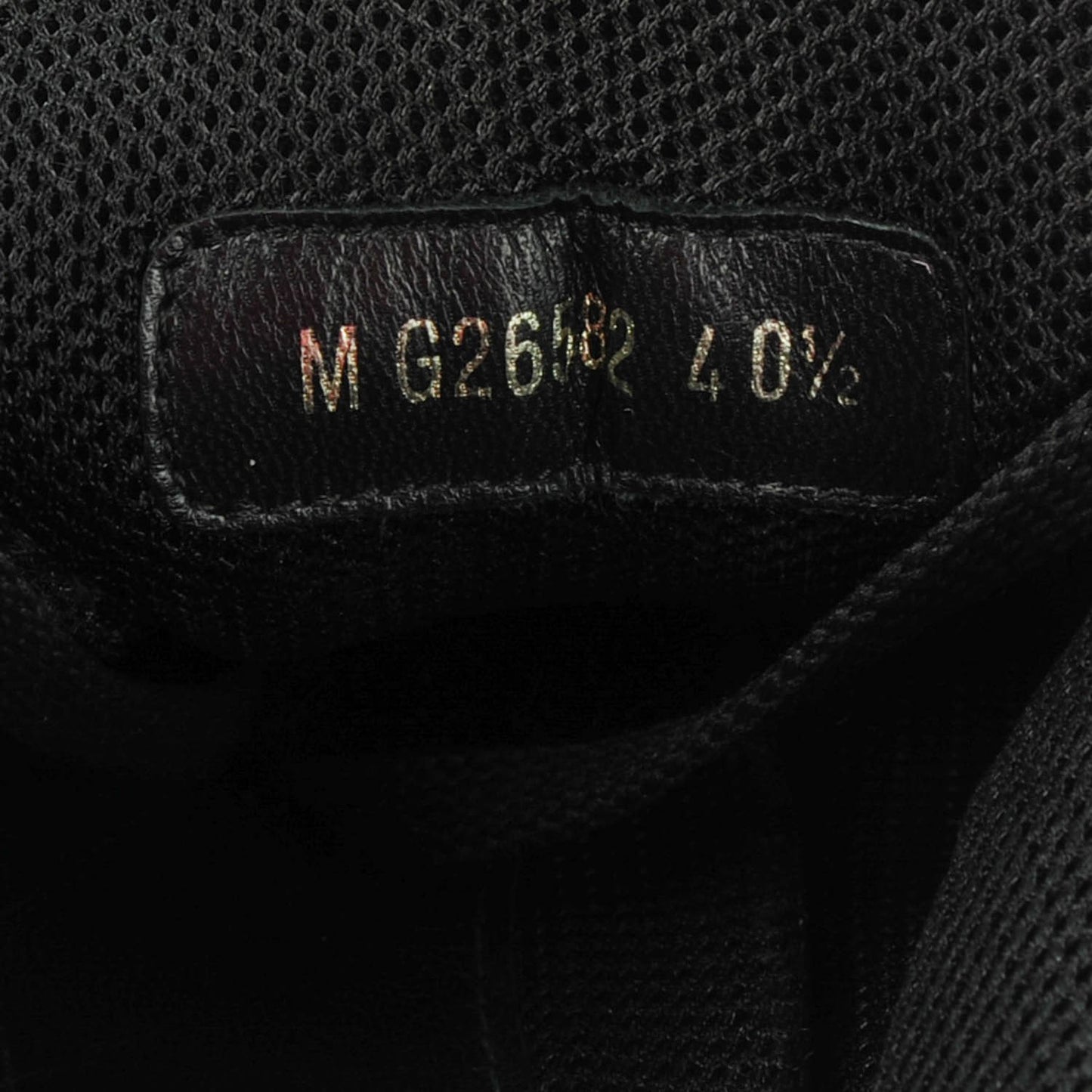 Suede Calfskin CC Sneakers 40.5 Black White