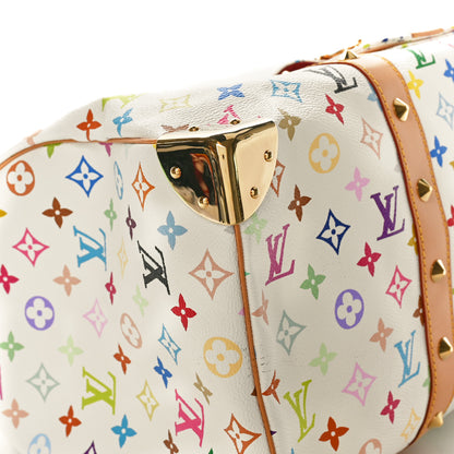 Louis Vuitton Monogram Multicolor Keepall 45 White 8 of 9
