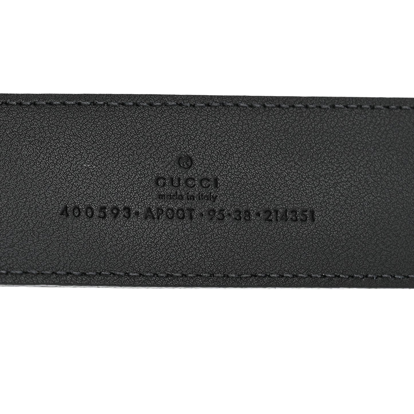 Calfskin Double G 40mm Belt 95 38 Black