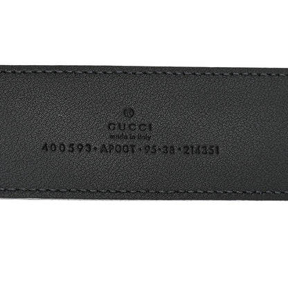Gucci Calfskin Double G 40mm Belt 95 38 Black 3 of 9