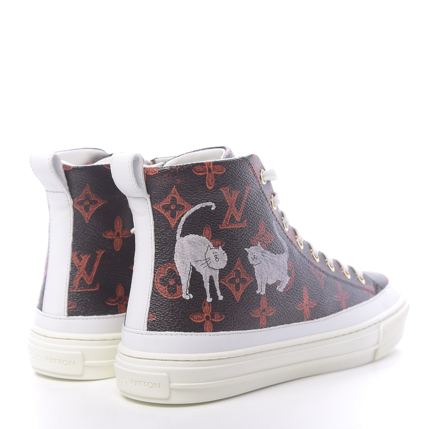 Catogram Stellar Sneaker Boots 37 Marron