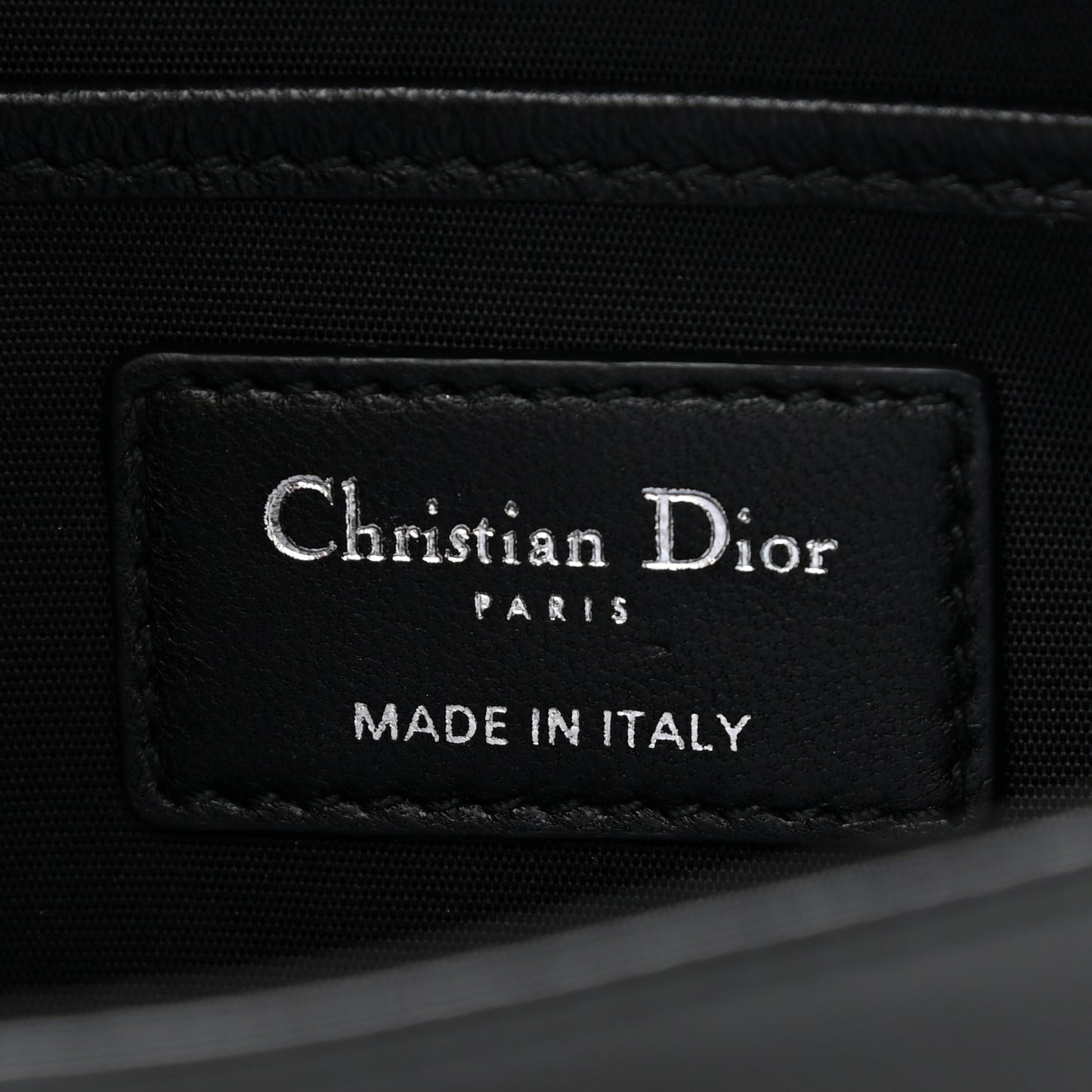 Lambskin Cannage Lady Dior Convertible Clutch Black