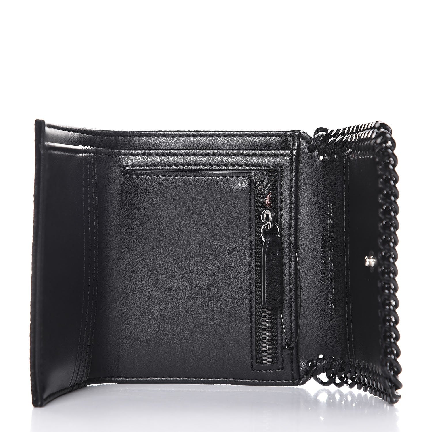 Stella McCartney Shaggy Deer Small Falabella Wallet Black 5 of 6