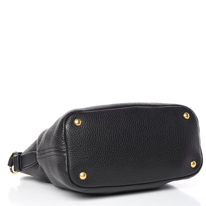 Prada Vitello Daino Hobo Black 4 of 12