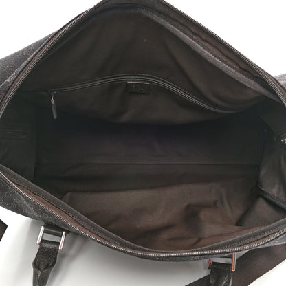 Gucci Nylon Monogram Large Carry On Duffle Dark Brown 5 of 10