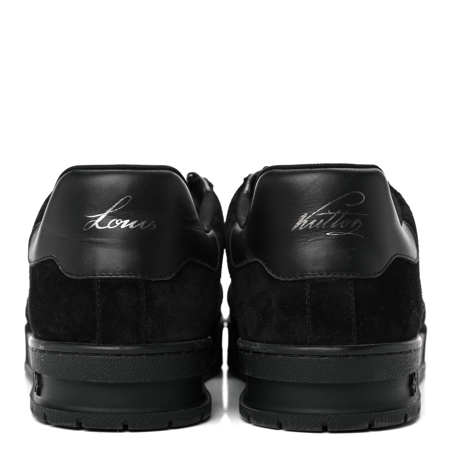 Louis Vuitton Suede Mens LV Trainer Sneakers 8 Black 11 of 11