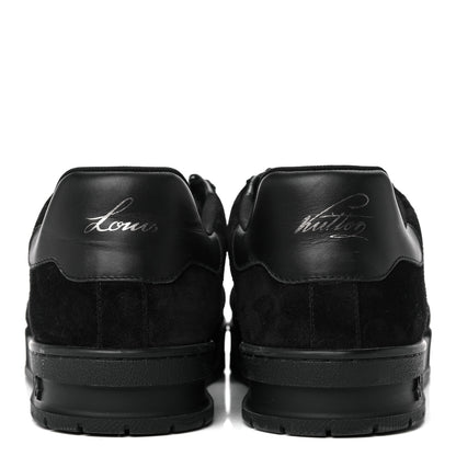 Louis Vuitton Suede Mens LV Trainer Sneakers 8 Black 11 of 11
