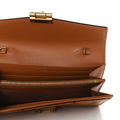 MCM Visetos Patricia Flap Wallet Cognac 5 of 8