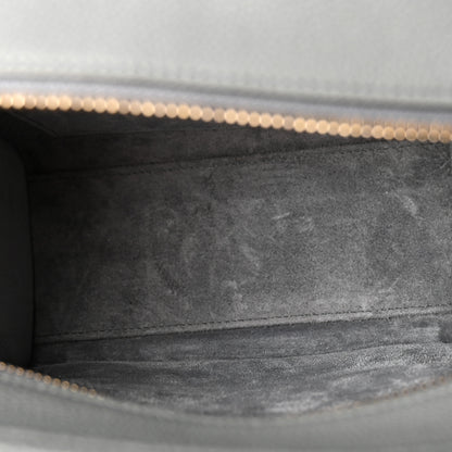 Celine Drummed Calfskin Nano Luggage Kohl 5 of 10