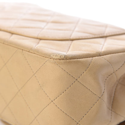 Chanel Lambskin Quilted Small Double Flap Beige 13 of 20