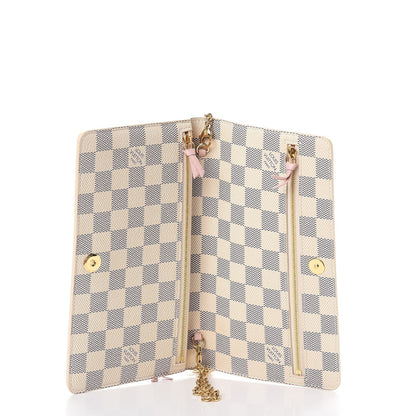 Louis Vuitton Damier Azur Summer Trunks Pochette Weekend 5 of 11