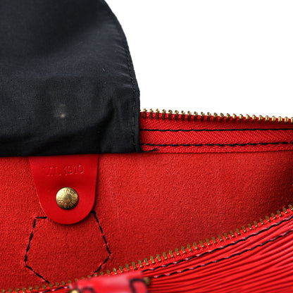 Louis Vuitton Epi Speedy 40 Castillan Red 11 of 14