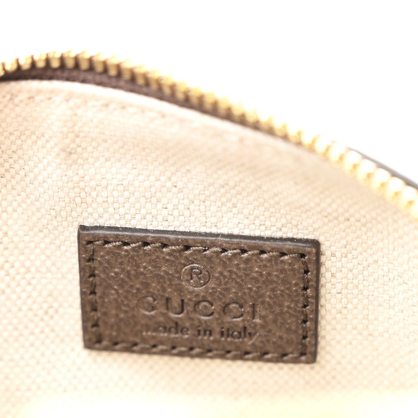 GG Supreme Monogram Textured Dollar Calfskin Web Super Mini Ophidia Top Handle Bowler Bag Beige Ebony New Acero