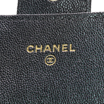 Chanel Iridescent Caviar Quilted Medium Flap Wallet Black 6 of 8
