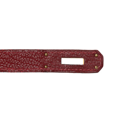 Hermes Chevre de Coromandel Birkin 35 Rouge H 7 of 20