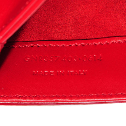 Saint Laurent Smooth Calfskin Classic Medium Monogram Universite Bag Red 9 of 10