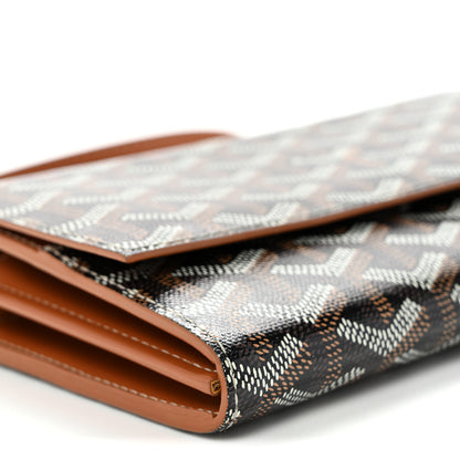 Goyard Goyardine Varenne Continental Wallet Black Gold 8 of 10