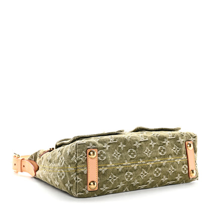 Louis Vuitton Monogram Denim Baggy PM Lichen 4 of 9