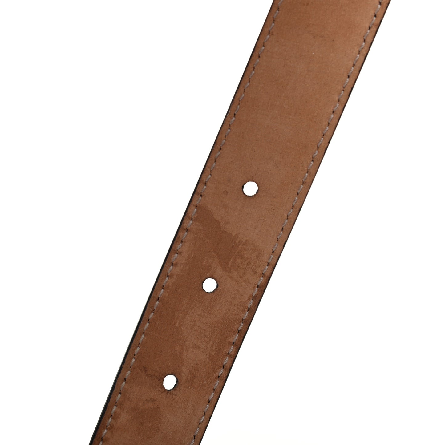 Calfskin Framed Double G Belt 100 40 Black