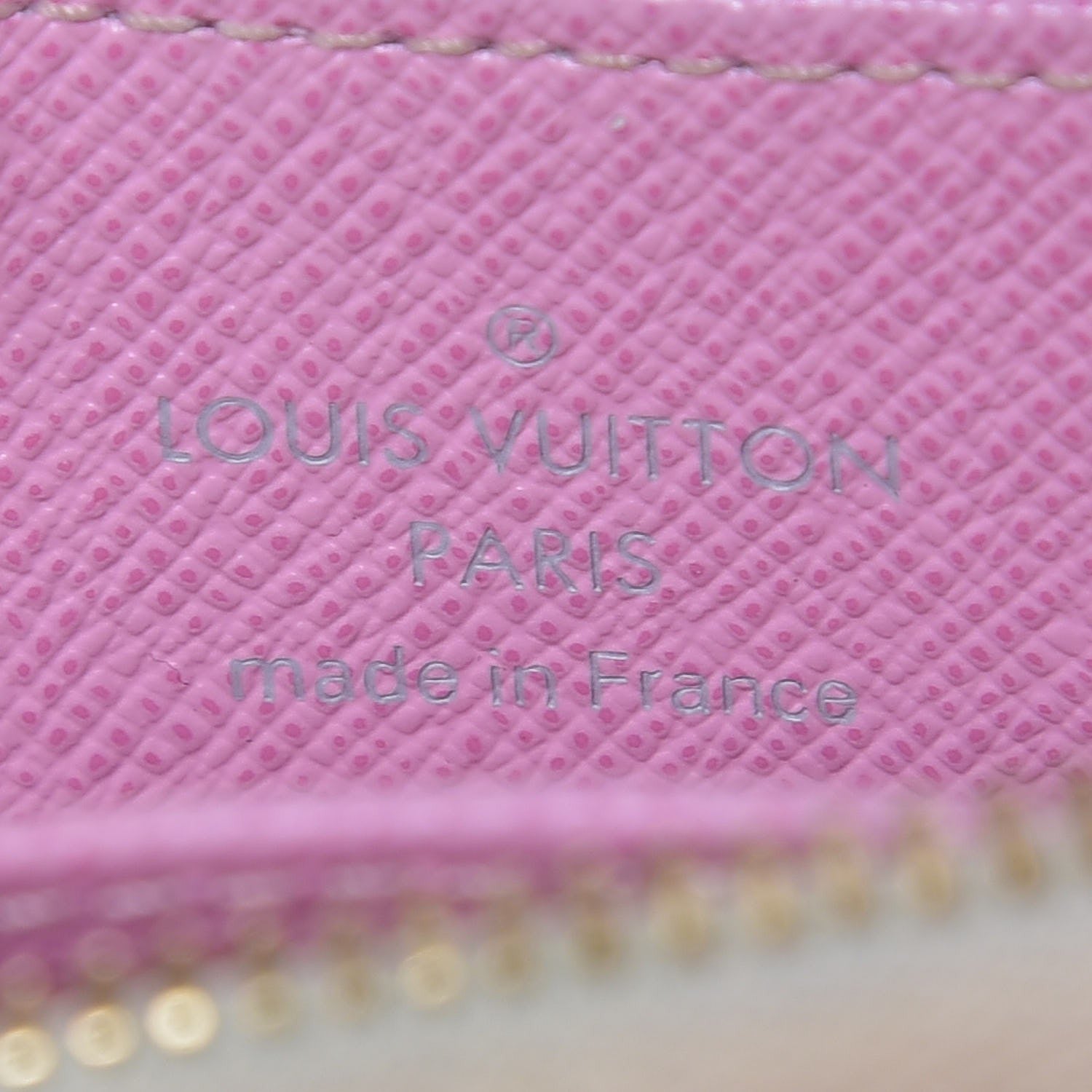 Louis Vuitton Monogram Multicolor Zippy Coin Purse Wallet White Litchi 7 of 8
