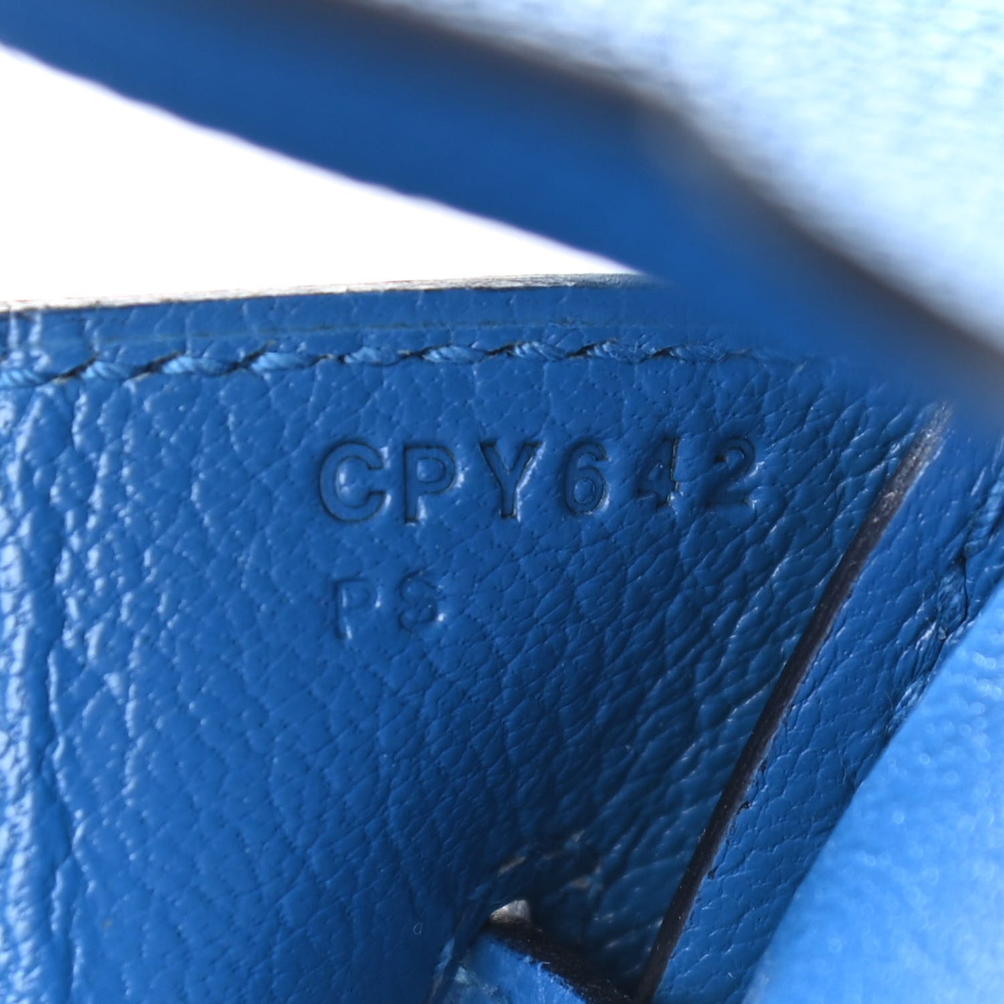 Togo Birkin 30 Bleu Zellige