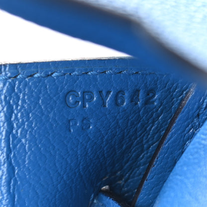 Hermes Togo Birkin 30 Bleu Zellige 7 of 10