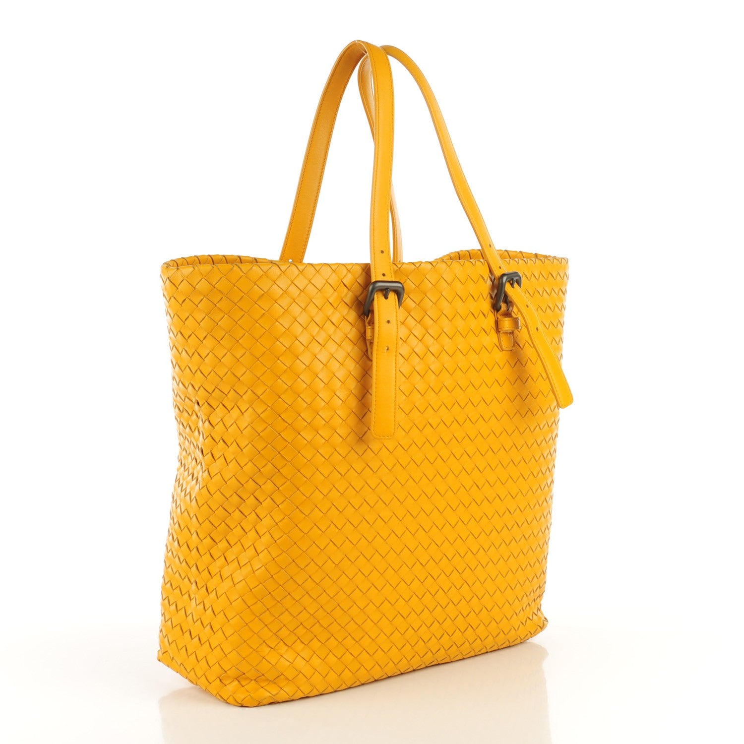 Bottega Veneta Nappa Intrecciato Large Seamless Tote Sapphire 3 of 8