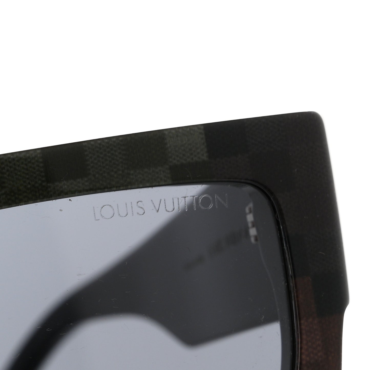 Acetate Damier Camouflage LV Clash Sunglasses Z2395W