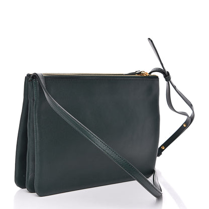 Celine Lambskin Large Trio Crossbody Bag Amazone 3 of 11