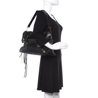 Balenciaga Agneau Classic Gold Hardware City Black 2 of 14