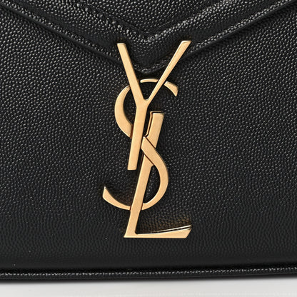 Saint Laurent Grain de Poudre Mini Classic Monogram Cassandra Top Handle Black 9 of 12