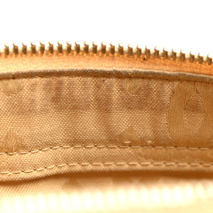 Chanel Woven Straw Camellia Print Shoulder Bag Gold 11 of 15
